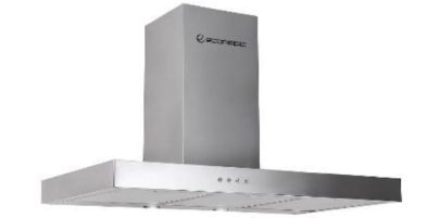 شفاط إيكوماتيك 90 سم إستانلس علي شكل حرف (T) H96TB