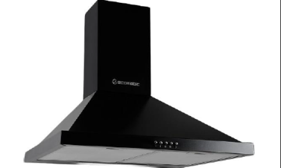 شفاط إيكوماتيك 60سم اسود هرمي H610BKB