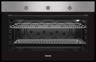 فرن اوشن 90 سم غاز بلت ان شوايه غاز أشعال ذاتي OGVOF94IR
