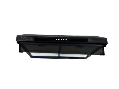 بيوريتى شفاط مطبخ مسطح 90 سم 460 م 3 / ساعة 3 سرعات لون أسود PIATTA-BL